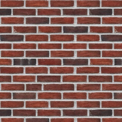 1:12 Scale Dolls House Miniature – Traditional Red Bricks Cladding Sheets x2