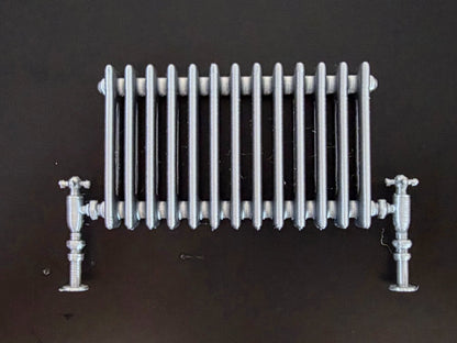 1:12 Scale Dolls House Miniature – Silver Heating Radiator