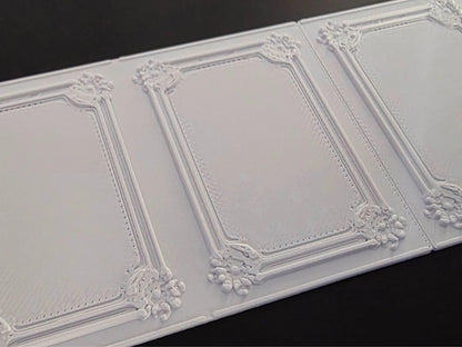 1:12 Scale Dolls House Miniature Wall Panel – Wall Panelling Panels (2 Pack) #8