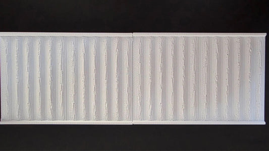 1:12 Scale Dolls House Miniature Wall Panel – Wall Panelling Panels (2 Pack) #2