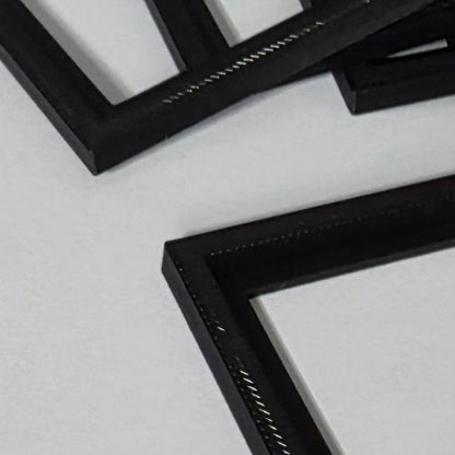 1:12 Scale Dolls House Miniature Modern Picture Frames - 5 Pack - 58 x 75mm