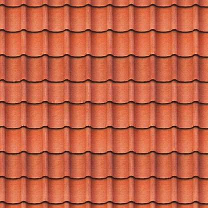 1:12 Scale Dolls House Miniature – Terracotta Roof Tiles/Roofing Sheets x2
