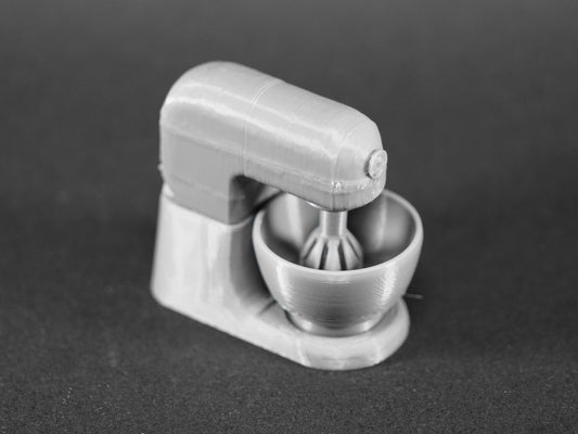 1:12 Scale Dolls House Miniature – Stand Mixer (White Tefal Inspired)