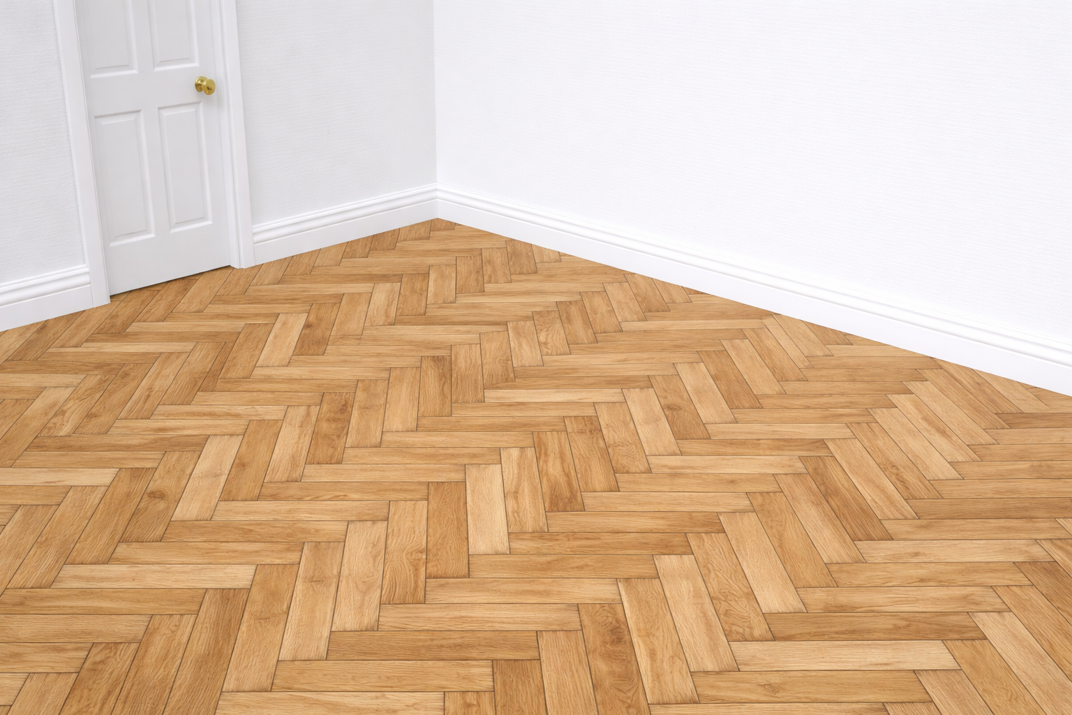 1:12 Scale Dolls House Miniature – Light Herringbone Parquet Flooring Sheets x2