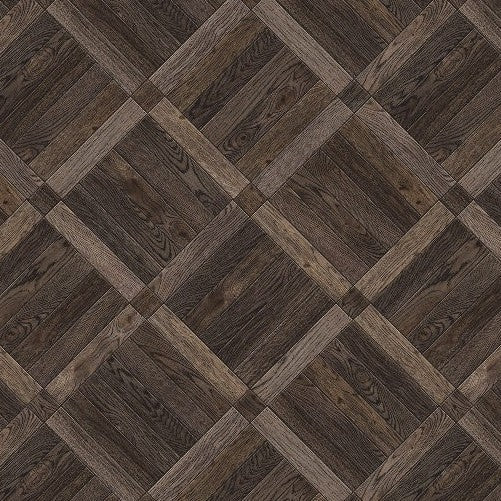 1:12 Scale Dolls House Miniature – Dark Parquet Block Flooring Sheets x2