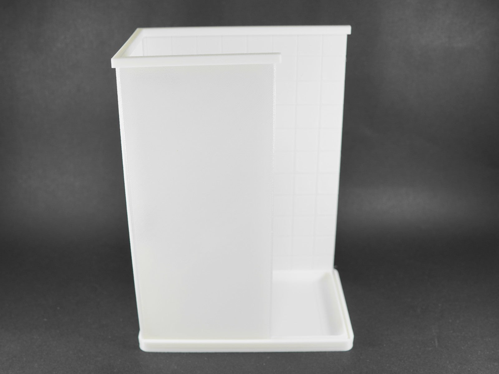 1:12 Scale Dolls House Miniature – Realistic Modern Bathroom Walk-In Shower