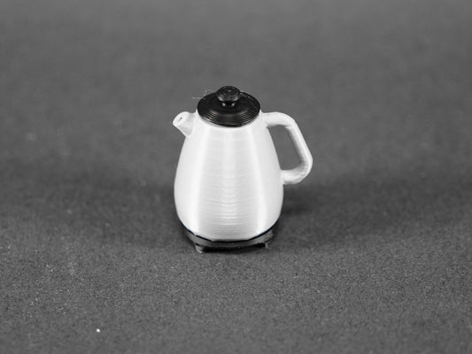 1:12 Scale Dolls House Miniature – Kettle (White Tefal Inspired)