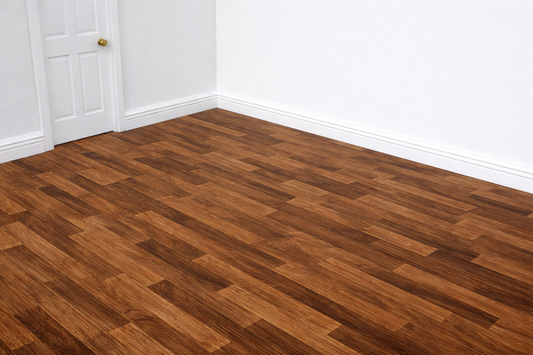 1:12 Scale Dolls House Miniature – Classic Oak Plank Flooring Sheets x2