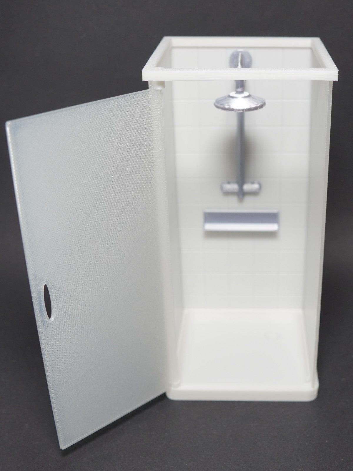 1:12 Scale Dolls House Miniature – Realistic Traditional Bathroom Cubicle Shower
