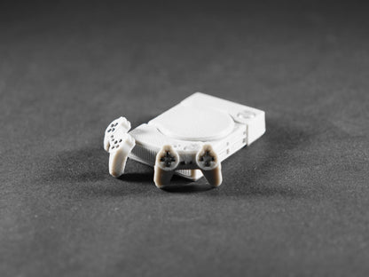 1:12 Scale Dolls House Miniature – Retro PlayStation Inspired Console
