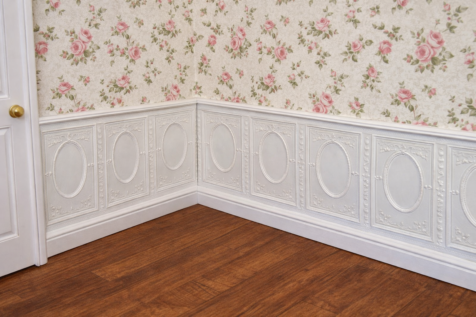 1:12 Scale Dolls House Miniature Wall Panel – Wall Panelling Panels (Pack of 2)