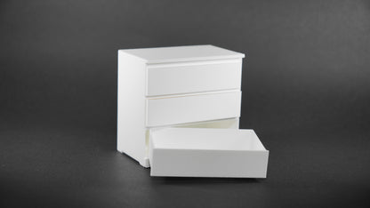 1:12 Scale Dolls House Miniature – IKEA-Inspired Chest of Drawers / Storage Unit