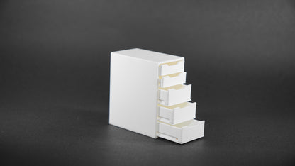 1:12 Scale Dolls House Miniature - IKEA-Inspired ALEX Drawer Unit with 5 Drawers