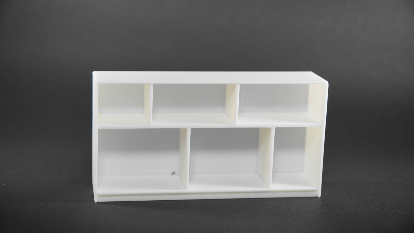 1:12 Scale Dolls House Miniature - IKEA-Inspired TV Unit / Media Storage Cabinet