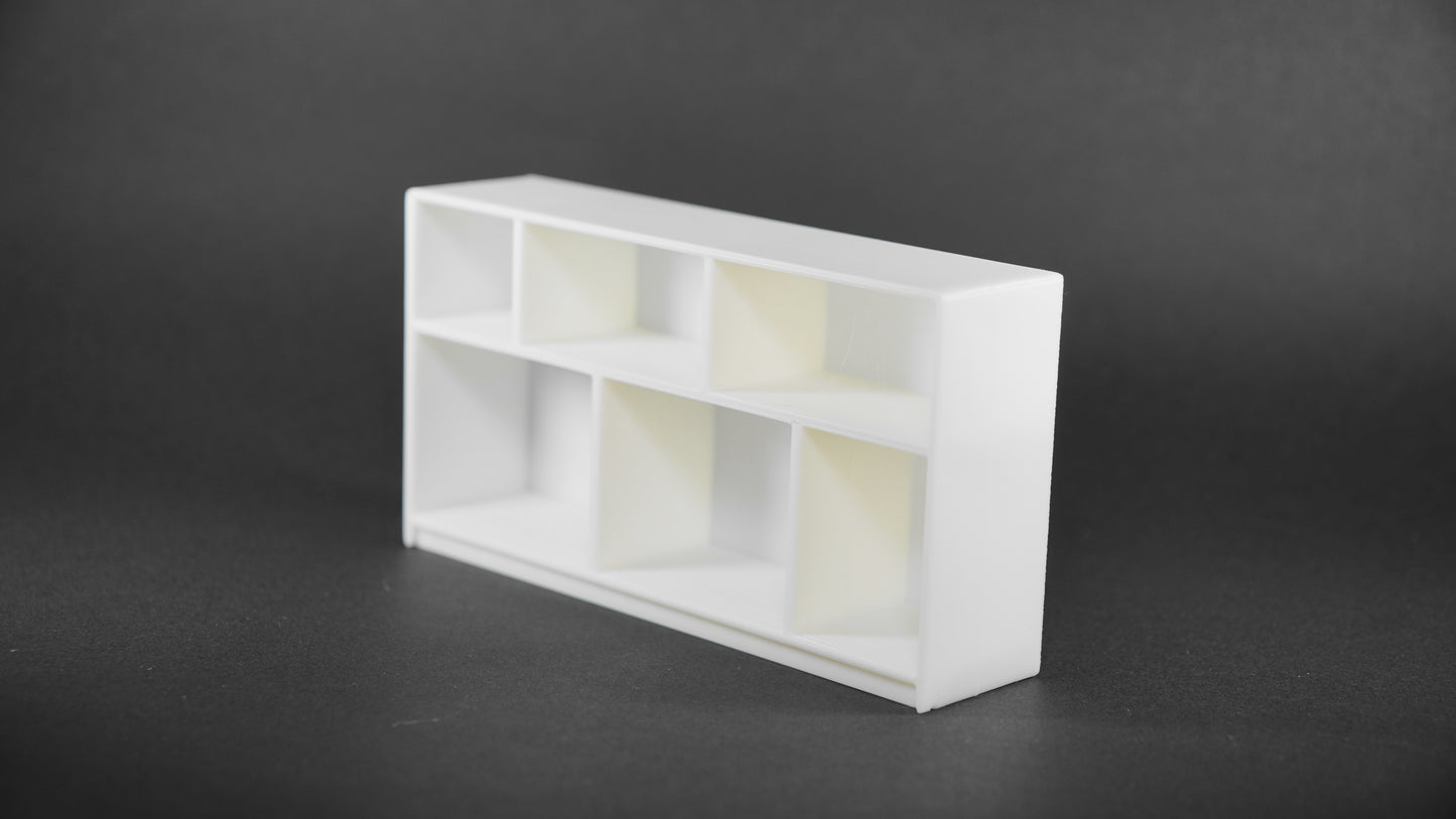 1:12 Scale Dolls House Miniature - IKEA-Inspired TV Unit / Media Storage Cabinet
