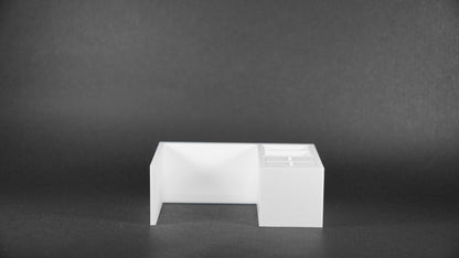 1:12 Scale Dolls House Miniature – IKEA-Inspired Office Computer Desk/Table