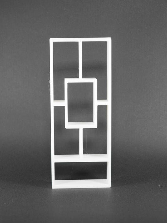 1:12 Scale Dolls House Miniature – IKEA-Inspired Modern Shelving Unit