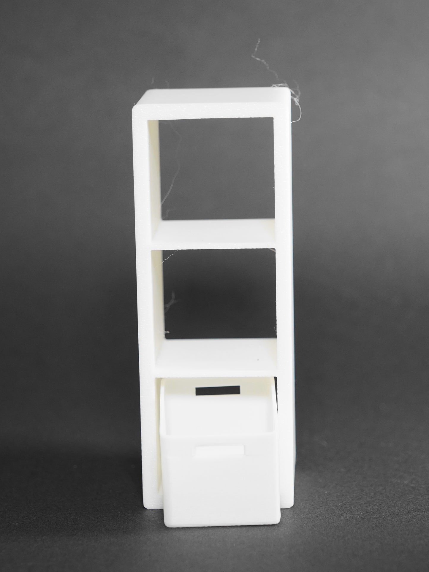 1:12 Scale Dolls House Miniature - IKEA-Inspired KALLAX 1x3 Shelving Unit