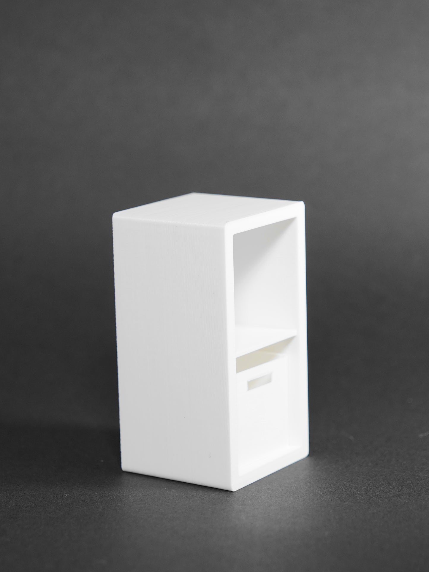 1:12 Scale Dolls House Miniature - IKEA-Inspired KALLAX 1x2 Shelving Unit