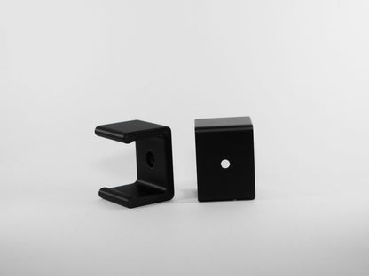 Ice Hockey Stick Holder / Mount / Hanger (Set of 2 Wall Brackets) BLACK