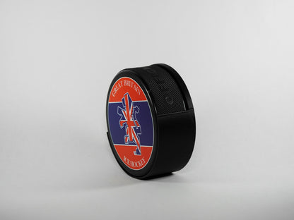 Ice Hockey Puck Mount / Hanger / Wall Bracket BLACK