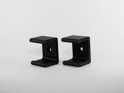 Ice Hockey Stick Holder / Mount / Hanger (Set of 2 Wall Brackets) BLACK