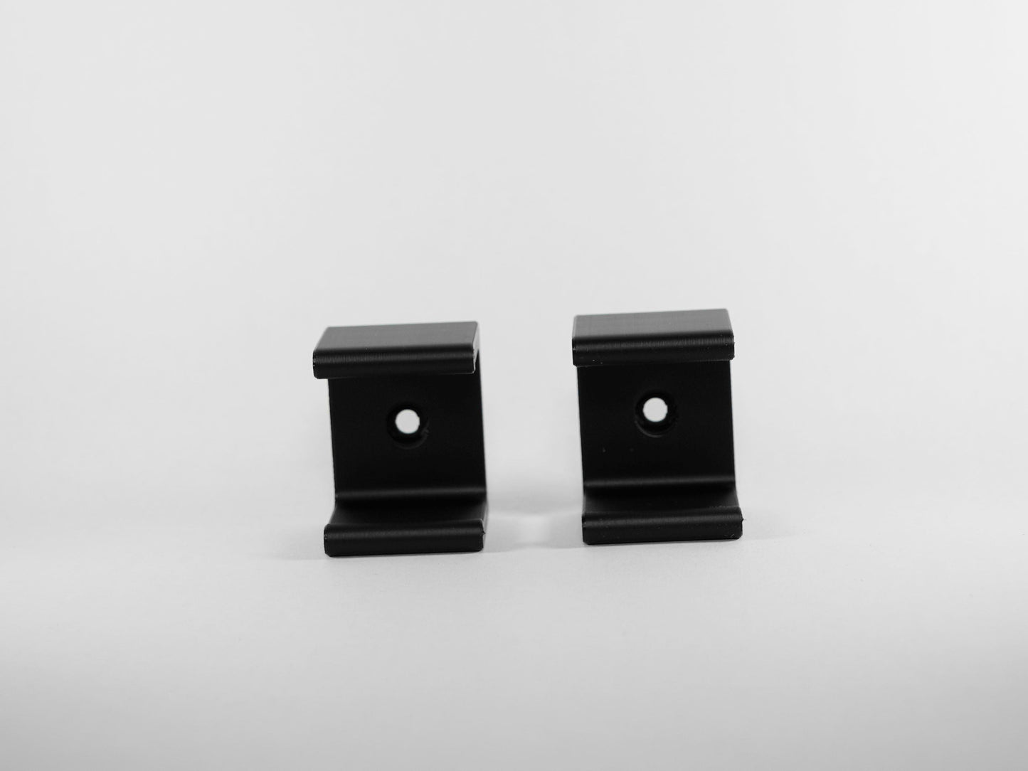 Ice Hockey Stick Holder / Mount / Hanger (Set of 2 Wall Brackets) BLACK