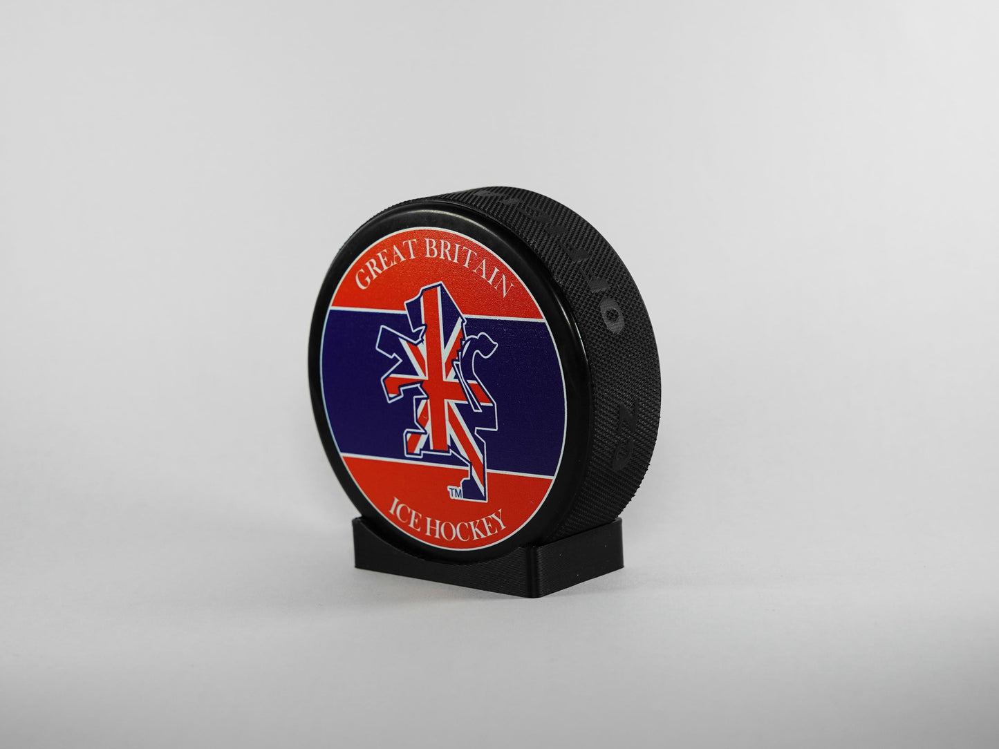 Ice Hockey Puck Display Stand / Holder BLACK